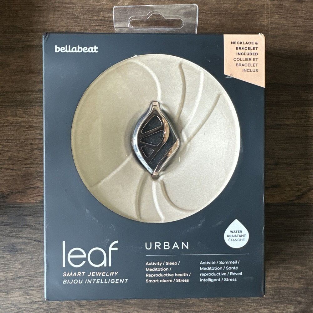 Bellabeat Leaf Urban Health Tracker Smart Jewelry Activity Sleep Meditation NEW